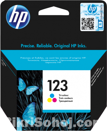 HP Genuine 123 Tri-color Ink Cartridge